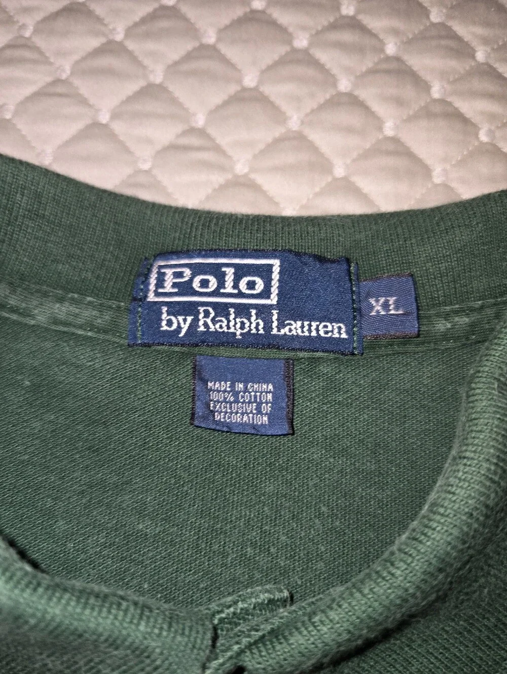 XL - Ralph Lauren Dark Green Polo with  Pony Logo.